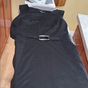 Style & Co. Blue Strapless Sheath Midi Dress